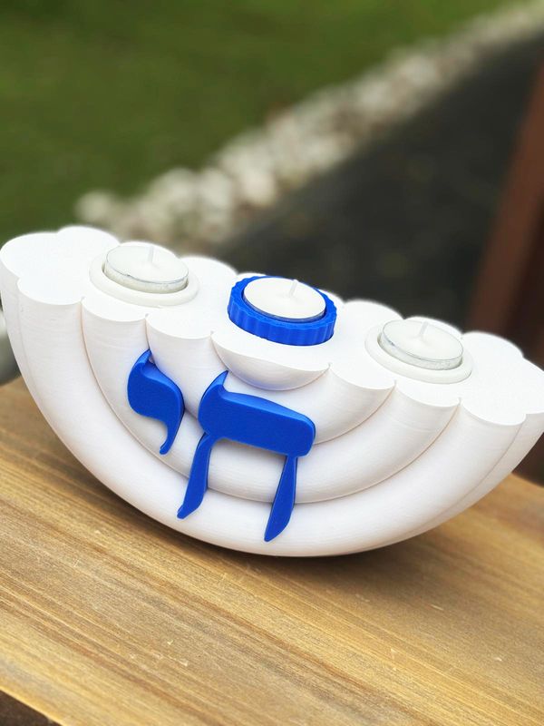 Bougeoirs "HAÏ BLEU"