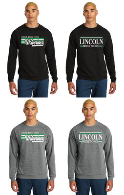Lincoln Middle School Staff Super Soft Unisex Crew Neck Sweatshirt