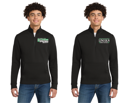 Lincoln Middle School V.I.T. 1/4 Zip Sweatshirt