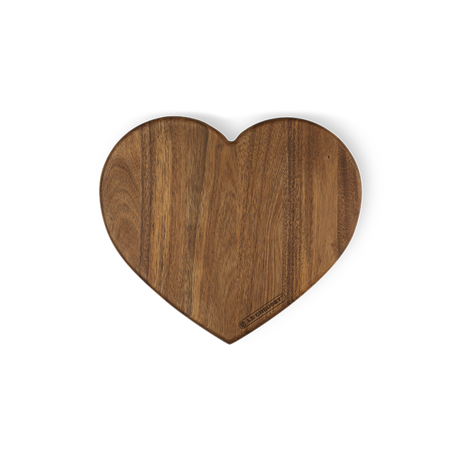 LE CREUSET Heart Acacia Wood Serving Board