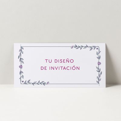 Invitación Americana con Sobre