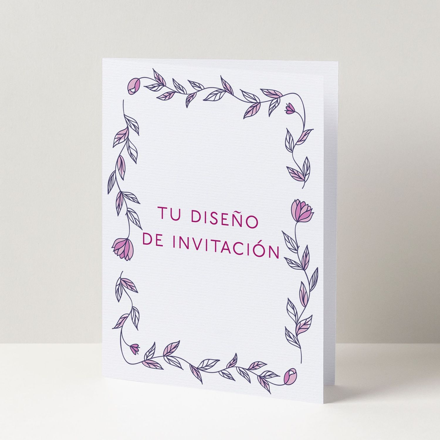 Invitación A5 Doble con Sobre