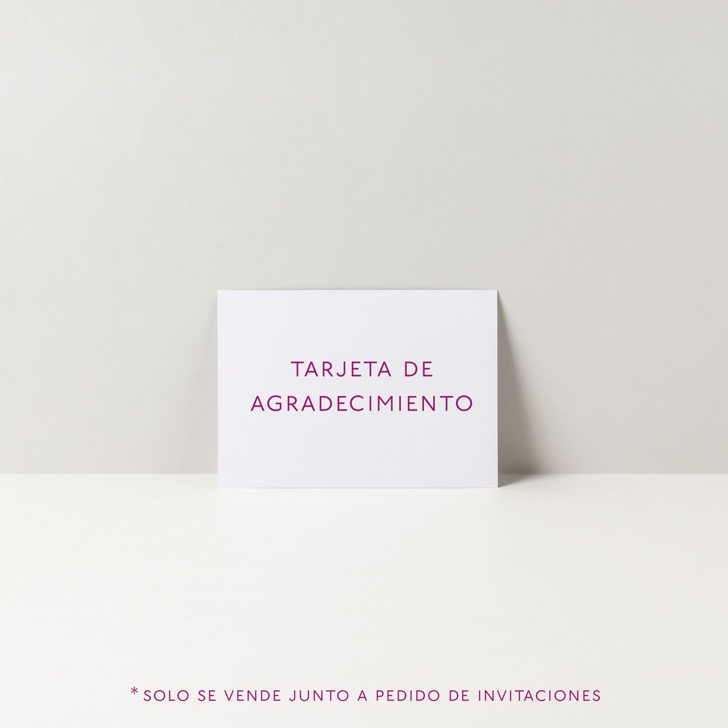 Tarjeta de agradecimiento