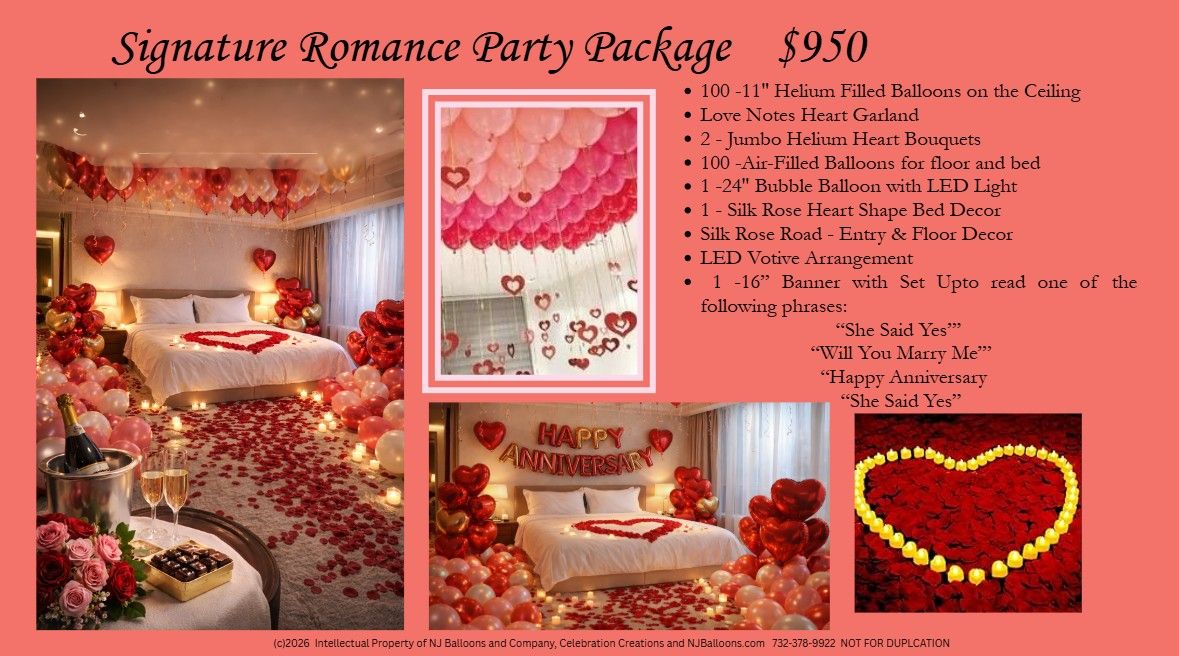 Signature Romance Room Package