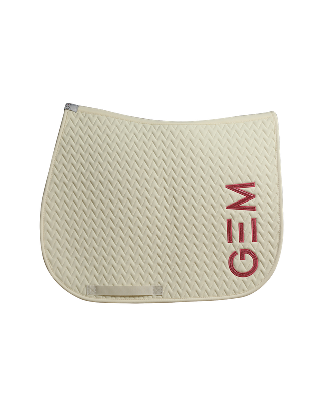 GEM - Tapis Ten vanille / logo rose GEM - Tapis Ten vanille / logo rose