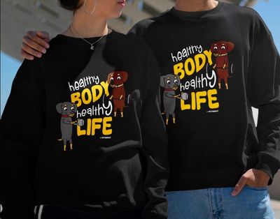 Dachshund HBHL Crew Neck Sweatshirt