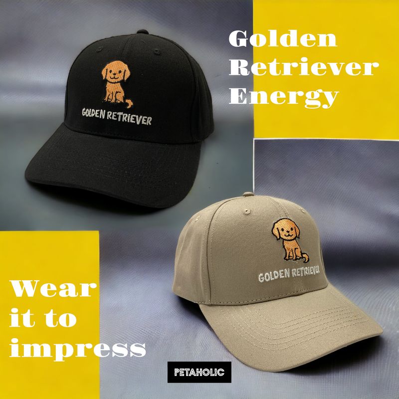 Golden Retriever Embroidery Baseball Cap