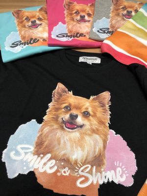 Smile &amp; Shine Pomeranian Crew Neck Sweater
