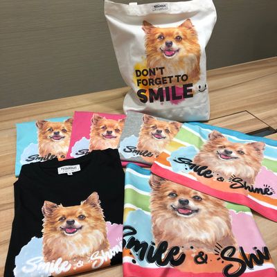 Smile &amp; Shine Pomeranian Crew Neck Sweater