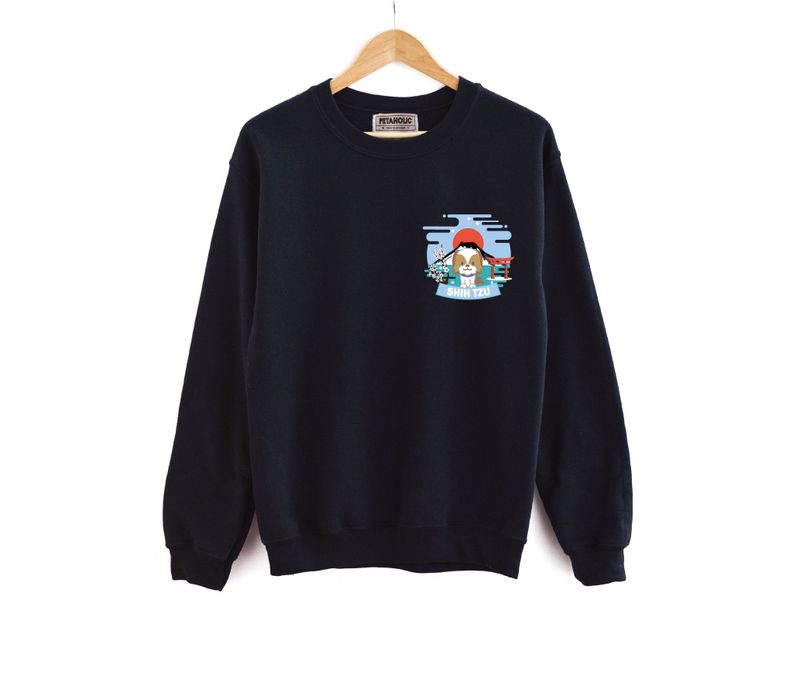 Fuji Shih Tzu Crew Neck Sweater