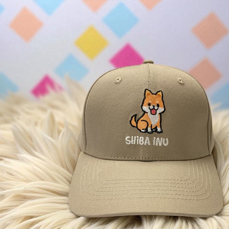 Shiba Inu Embroidery Baseball Cap