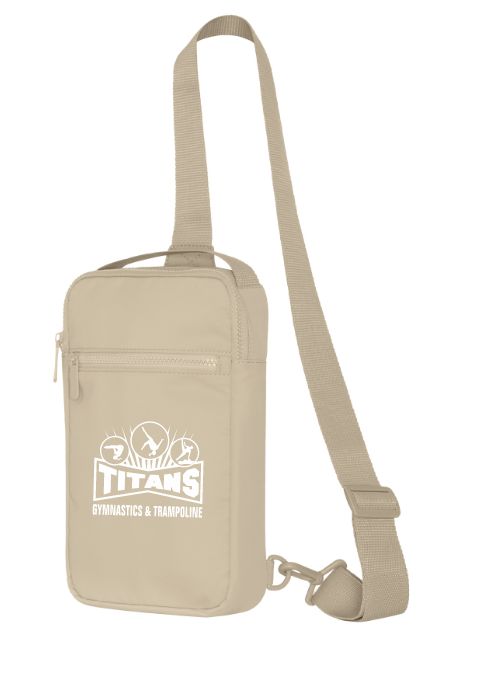 Titans Gymnastics &amp; Trampoline - Sahara Titans Logo Matte Sling Bag