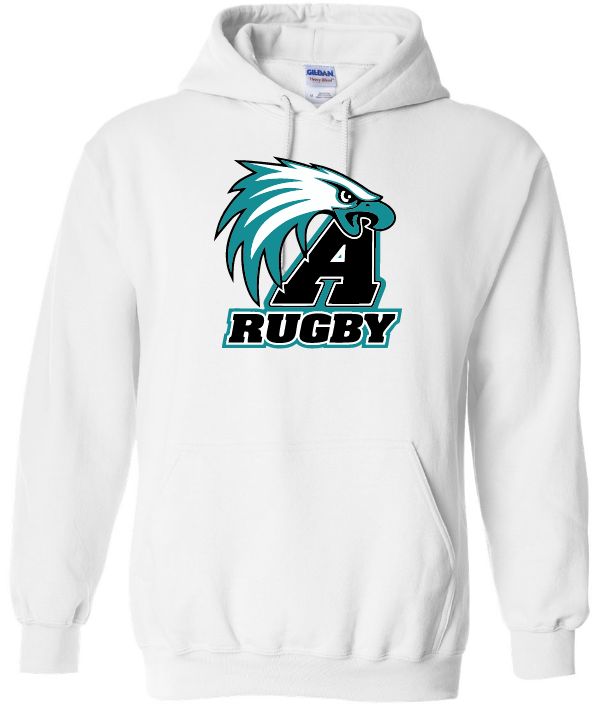 Auburn High - White Auburn Rugby Hoodie (Full Chest)