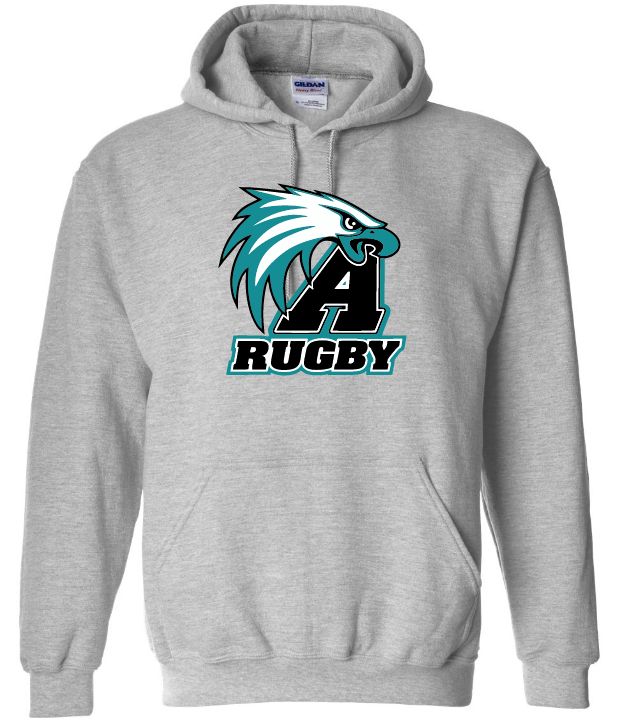 Auburn High - Sport Grey Auburn Rugby Hoodie (Full Chest)