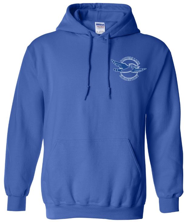 Porters Lake Elementary School - Royal Blue Hoodie (Left Chest)