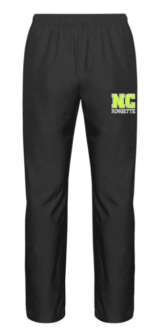 Nova Central Ringette - Black NC Ringette Track Pants (Embroidered)