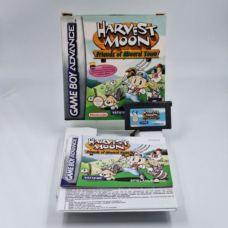 Harvest Moon: Friends of Mineral Town [Game Boy Advance] GBA – Gebraucht & komplett mit OVP und Anleitung