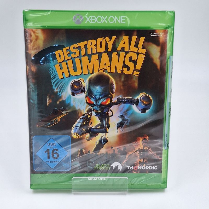 Destroy All Humans Xbox One Neu Original versiegelt Originalfoto 