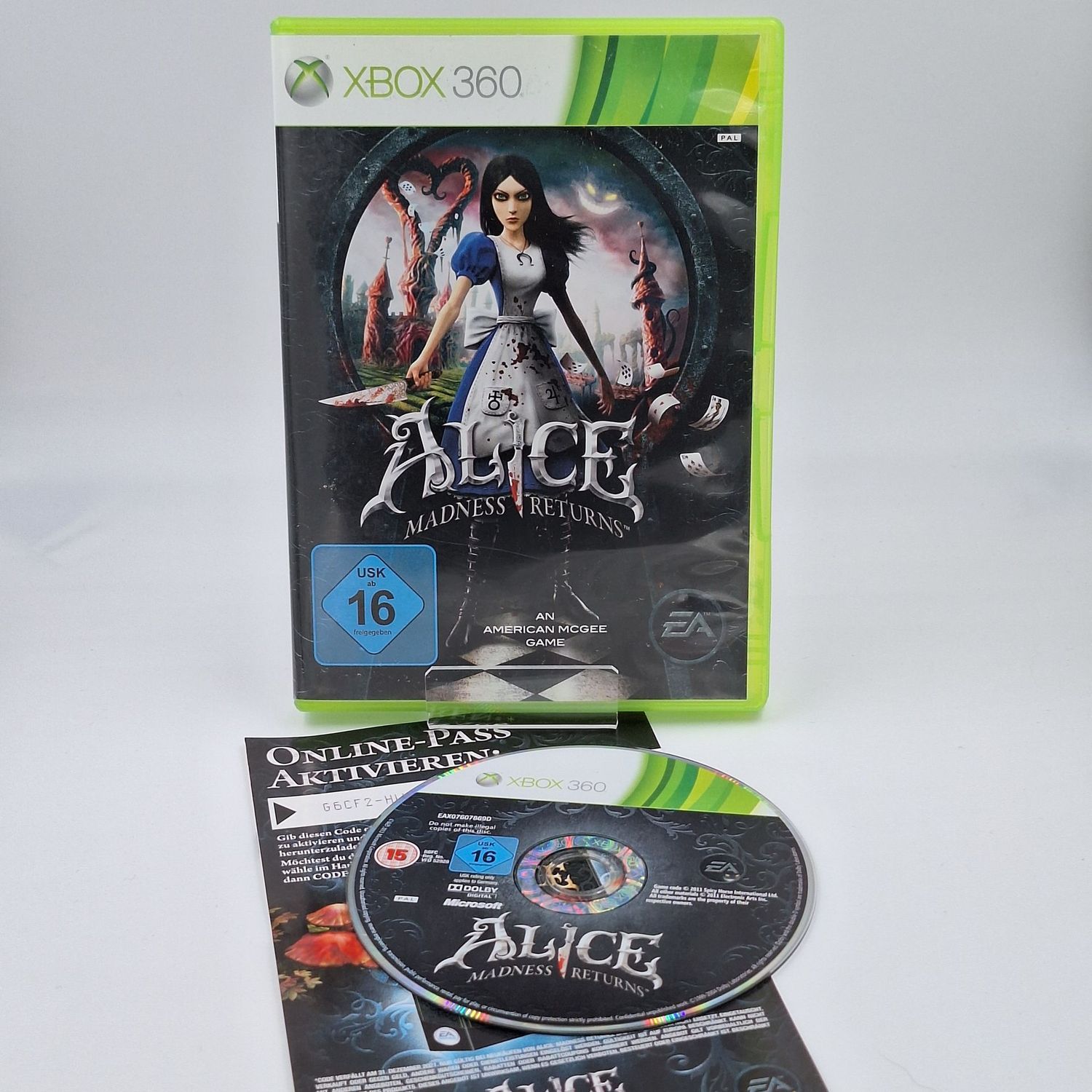 Alice: Madness Returns Xbox 360 gebraucht komplett mit OVP und Anleitung