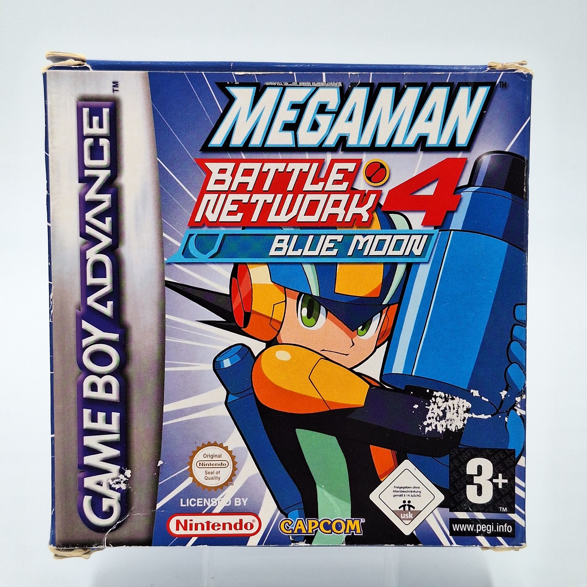 Mega Man Battle Network 4 Blue Moon Game Boy Advance GBA gebraucht OVP Anleitung