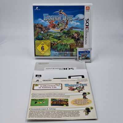 Fantasy Life Nintendo 3DS gebraucht komplett OVP Beilagen Anleitung