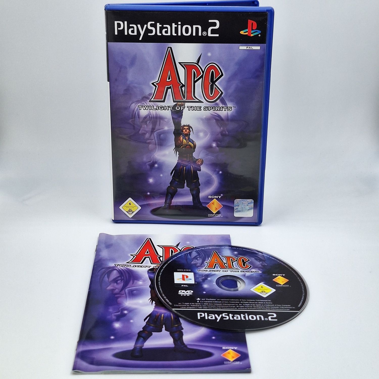 Arc The Twilight of the Spirits PS2 Spiel in Originalverpackung mit Anleitung
