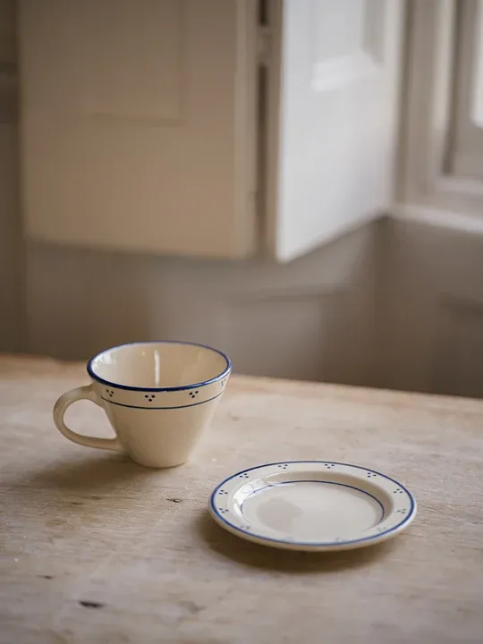 🌿 Breakfast Collection – Teacup, Plate &amp; Sugar Bowl