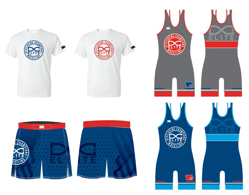 DC Elite Freco 2026 FULL PACKAGE (2 singlets, 2 shirts, &amp; fight shorts)