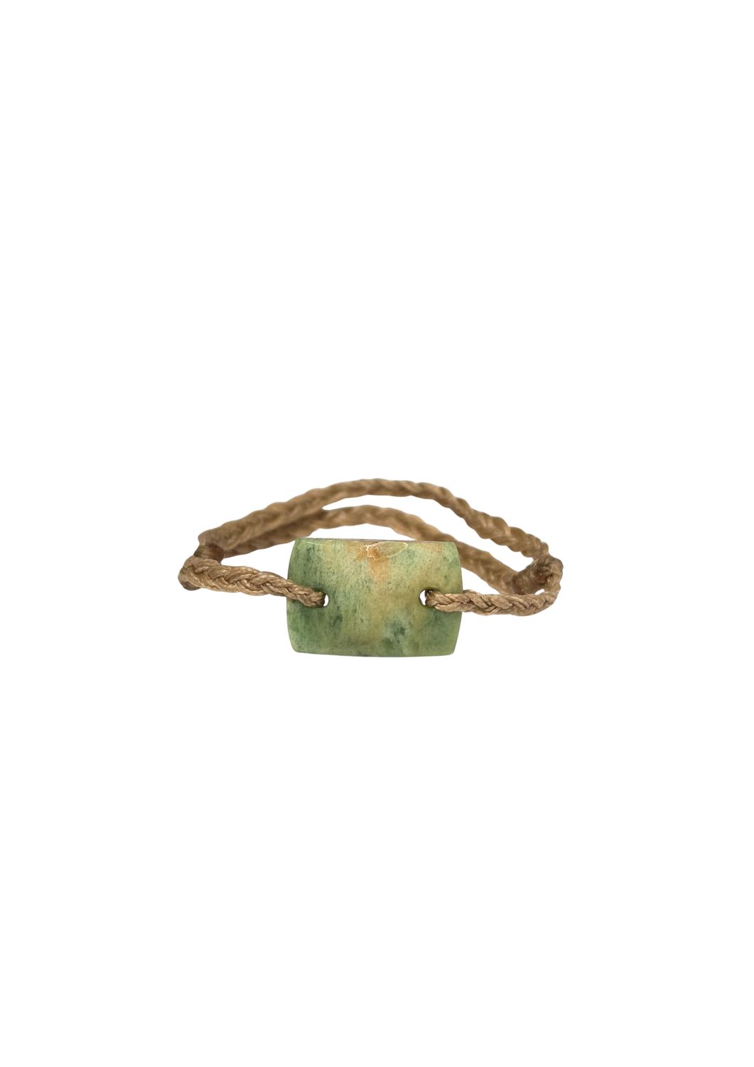 Adjustable Woven Raukaraka Pounamu Bracelet