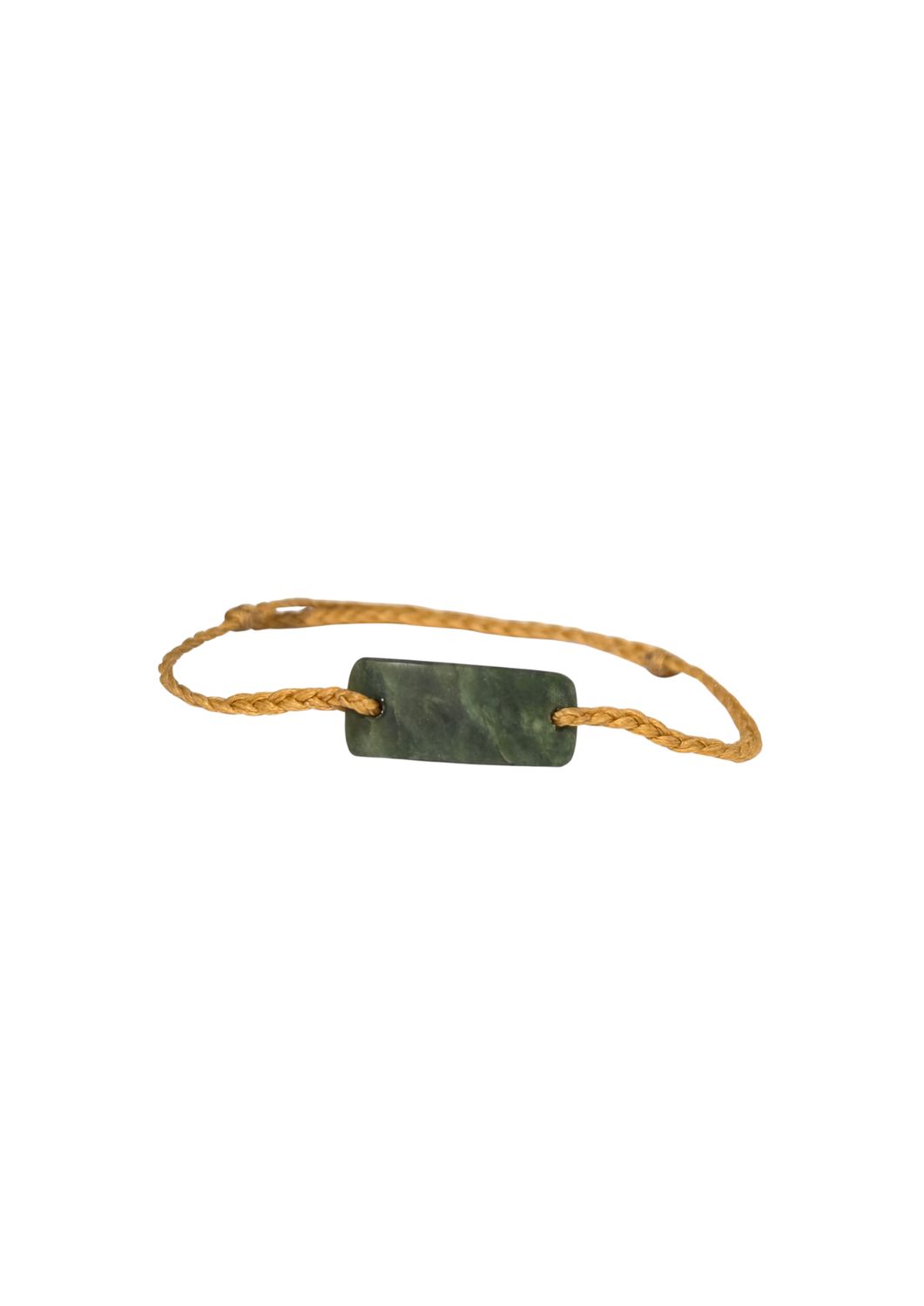 Adjustable Woven Kawakawa Flower Pounamu Bracelet