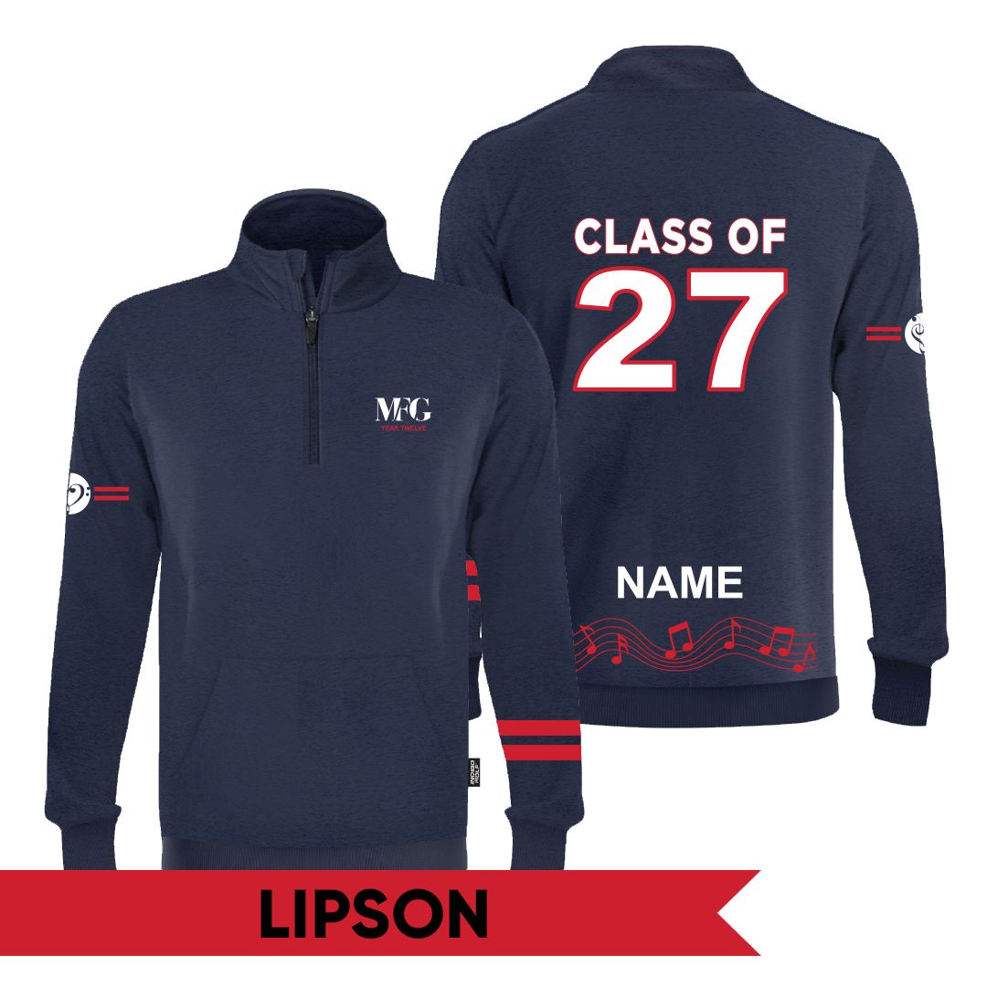 Yr 12 Quarter Zip Jumper - MFGSC LIPSON 2027