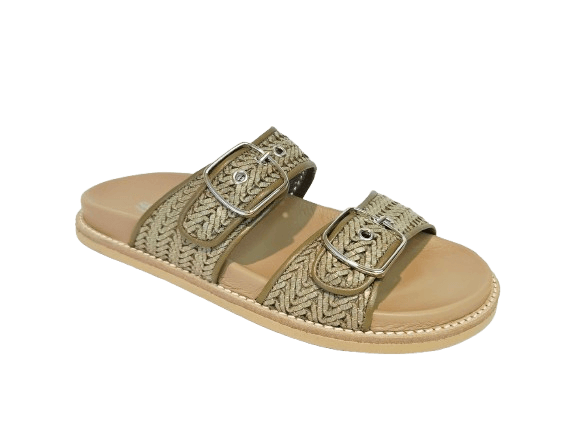 Softwaves Slipper BRIA Tresse Olive 9.34.02