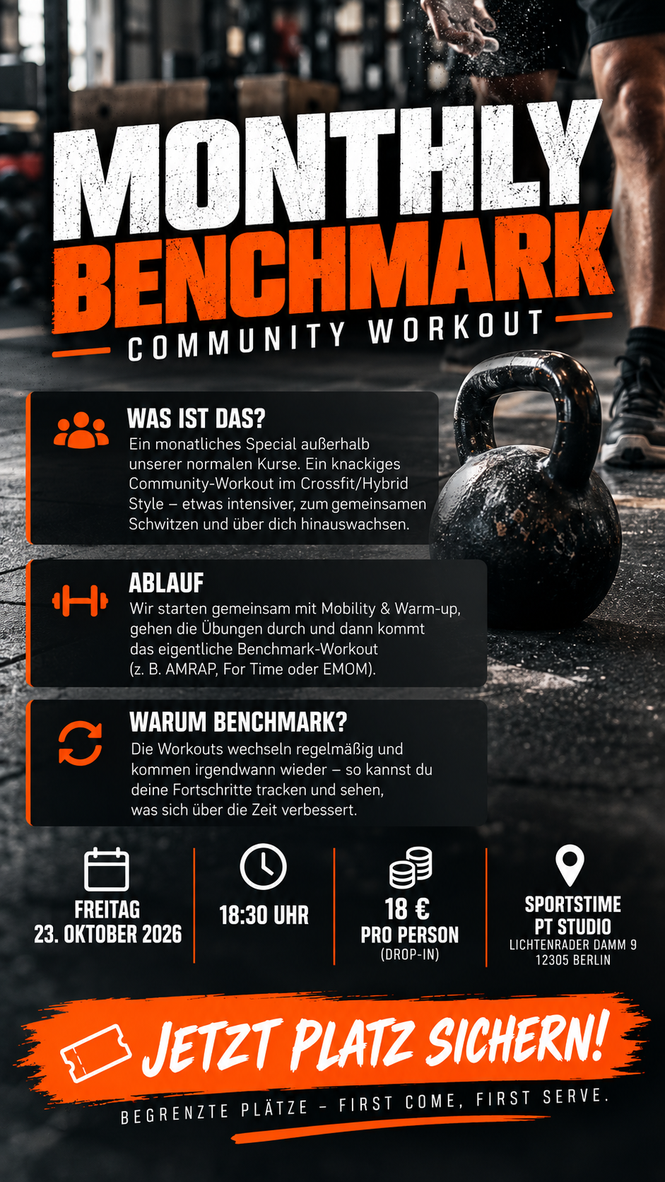 Monthly Benchmark Workout