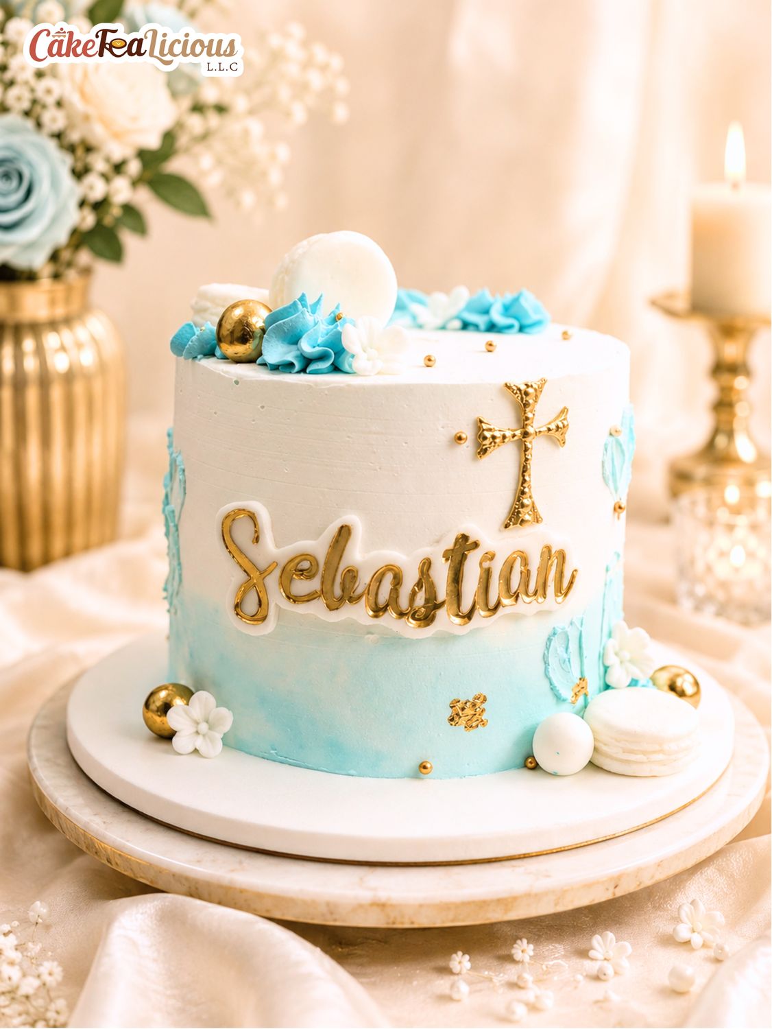 Baptism Cake 7