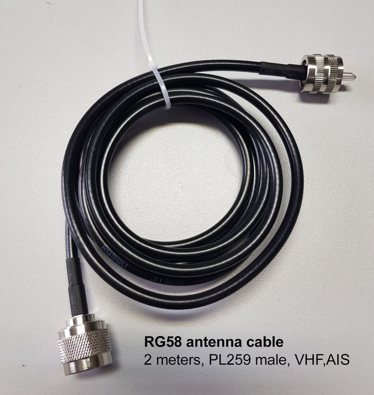 Antennenkabel RG58 2 Meter mit 2 PL259 Steckern