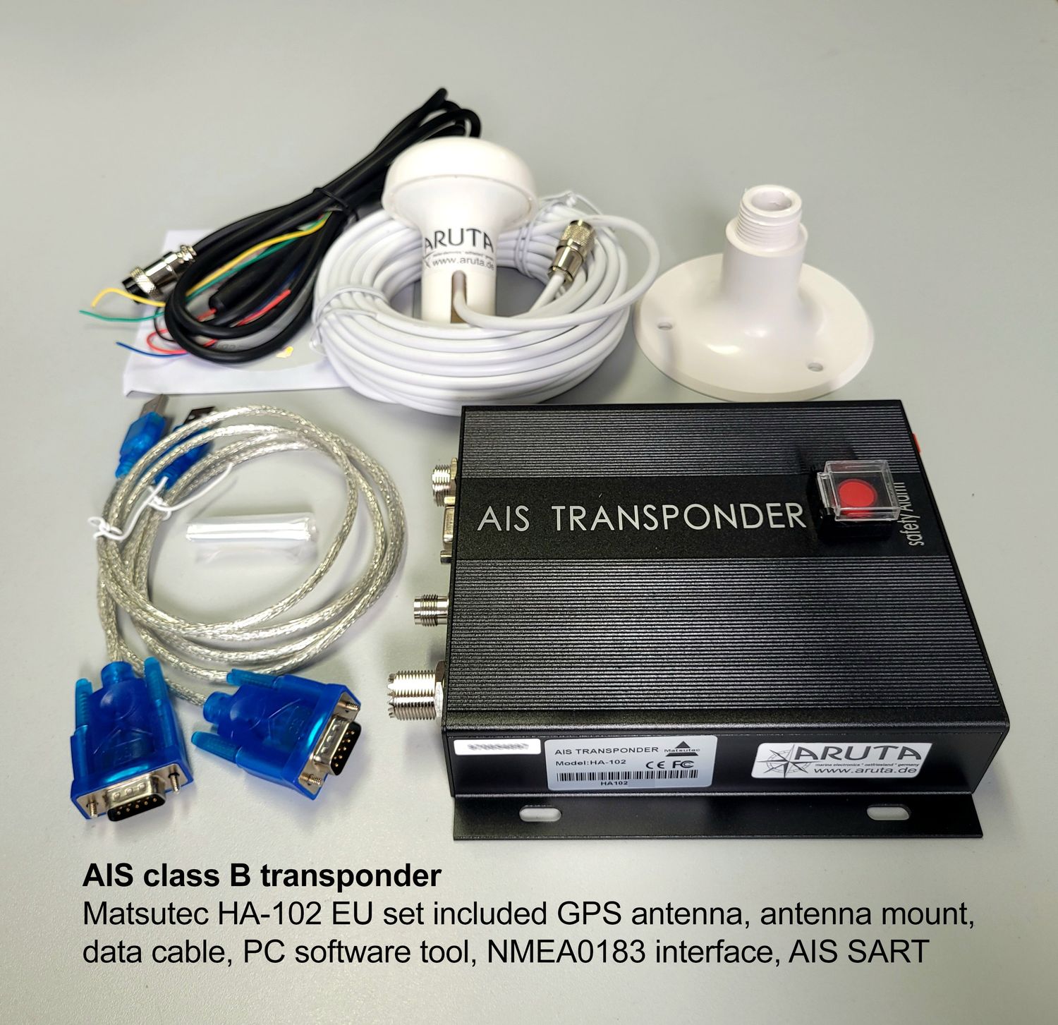 Matsutec HA-102EU AIS Class B EU Set Transponder Sender &amp; Empfänger