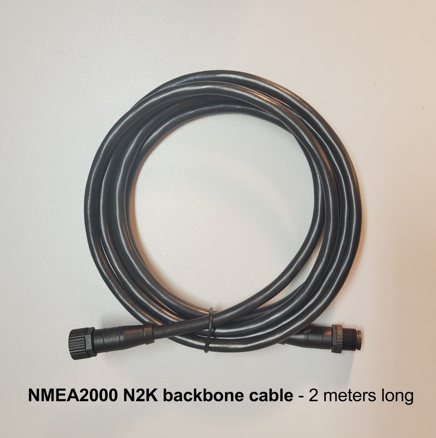NMEA2000 N2K Verlängerungskabel 2 Meter Backbone cable 5-poliges M12 Gewinde IP67