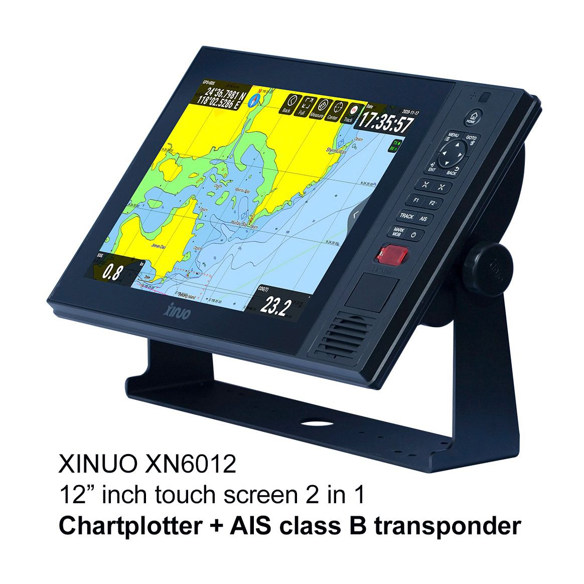 XINUO XN6012 AIS Transponder &amp; 12.2" Touchscreen MFD