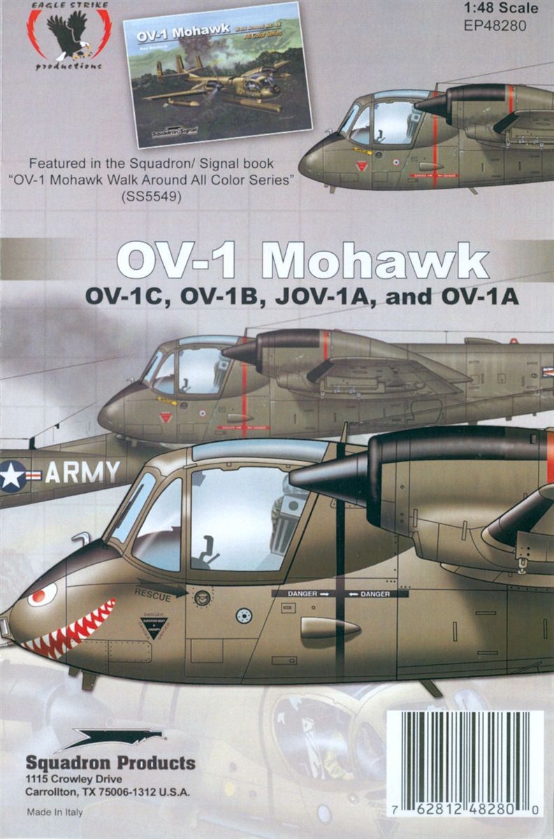 Eagle Strike AN48280 1/48 OV-1 Mohawk OV-1C, OV-1B, JOV-1A, and OV-1A - ANGEBOT !!!