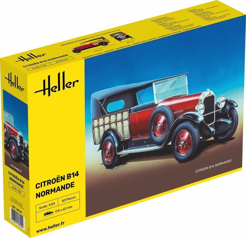 HELLER HE80729 _V 1/24 CITROEN B14 NORMANDE HELLER HE80729 _V 1/24 CITROEN B14 NORMANDE