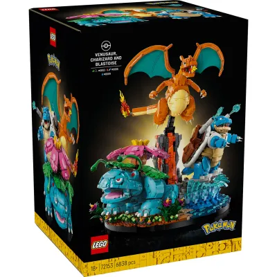 Lego Pokemon 72153 Bisaflor, Glurak und Turtok *Nachbestellung*