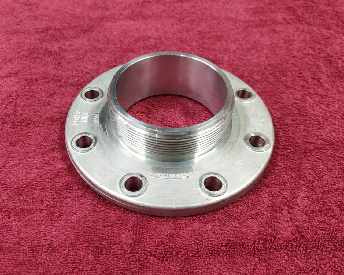 Elaflex Tankwagenflansch Flansch - Gewindenippel TGN 3" Al Alu TW1 DN80 PN10 Gebraucht