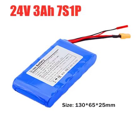 7S1P 2 25.2V 3A Battery, suit e-scooters 7S1P 2 25.2V 3A Battery, suit e-scooters