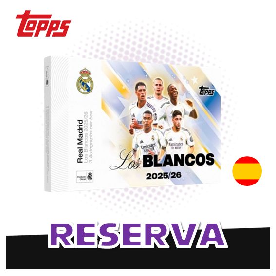 2025-26 Topps Los Blancos Real Madrid - Hobby Box RESERVA