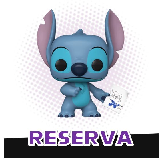 Funko Pop! Stitch with Mood Chart 1744 (opción chase aleatoria) - Disney Lilo &amp; Stitch RESERVA