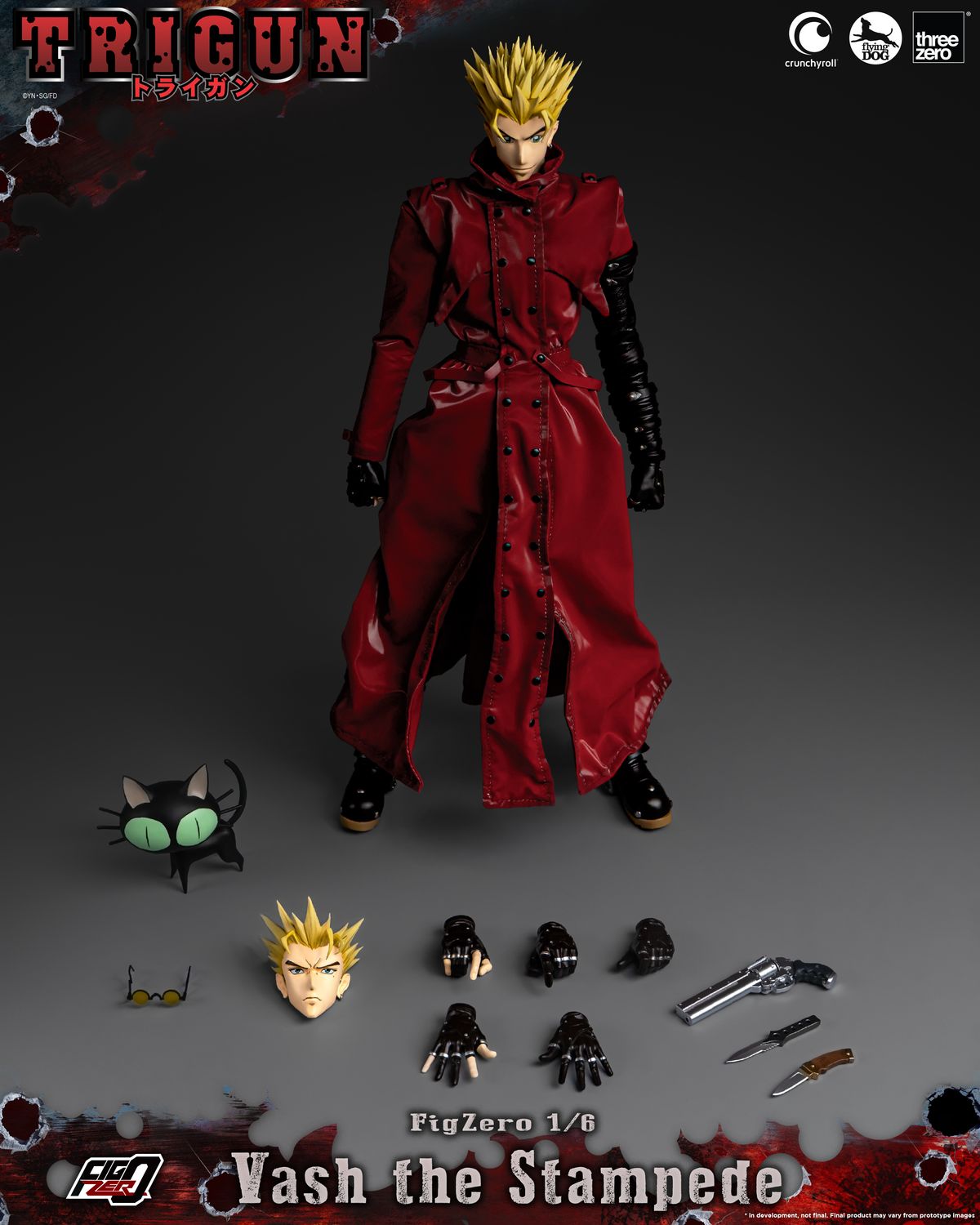 PRE-ORDER ThreeZero Trigun - FigZero 1/6 Vash the Stampede
