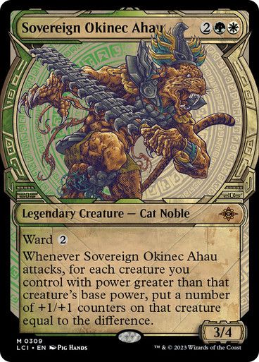 Magic the Gathering Sovereign Okinec Ahau Showcase The Lost Caverns of Ixalan