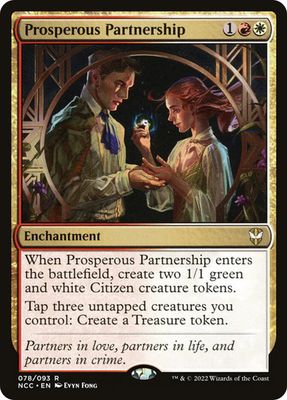 Magic the Gathering Prosperous Partnership Streets of New Capenna Commander