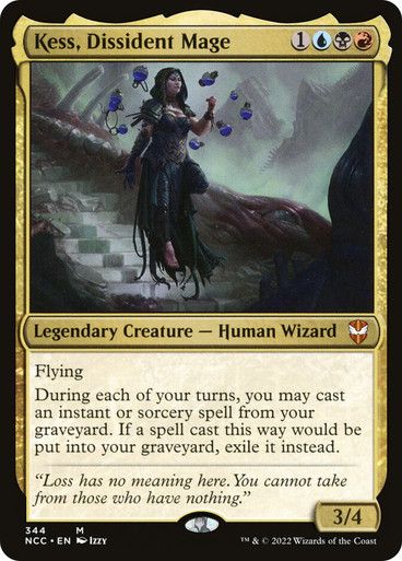 Magic the Gathering Kess, Dissident Mage Streets of New Capenna Commander