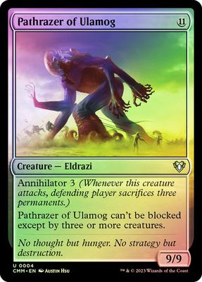 Magic the Gathering Pathrazer of Ulamog Foil Commander Masters